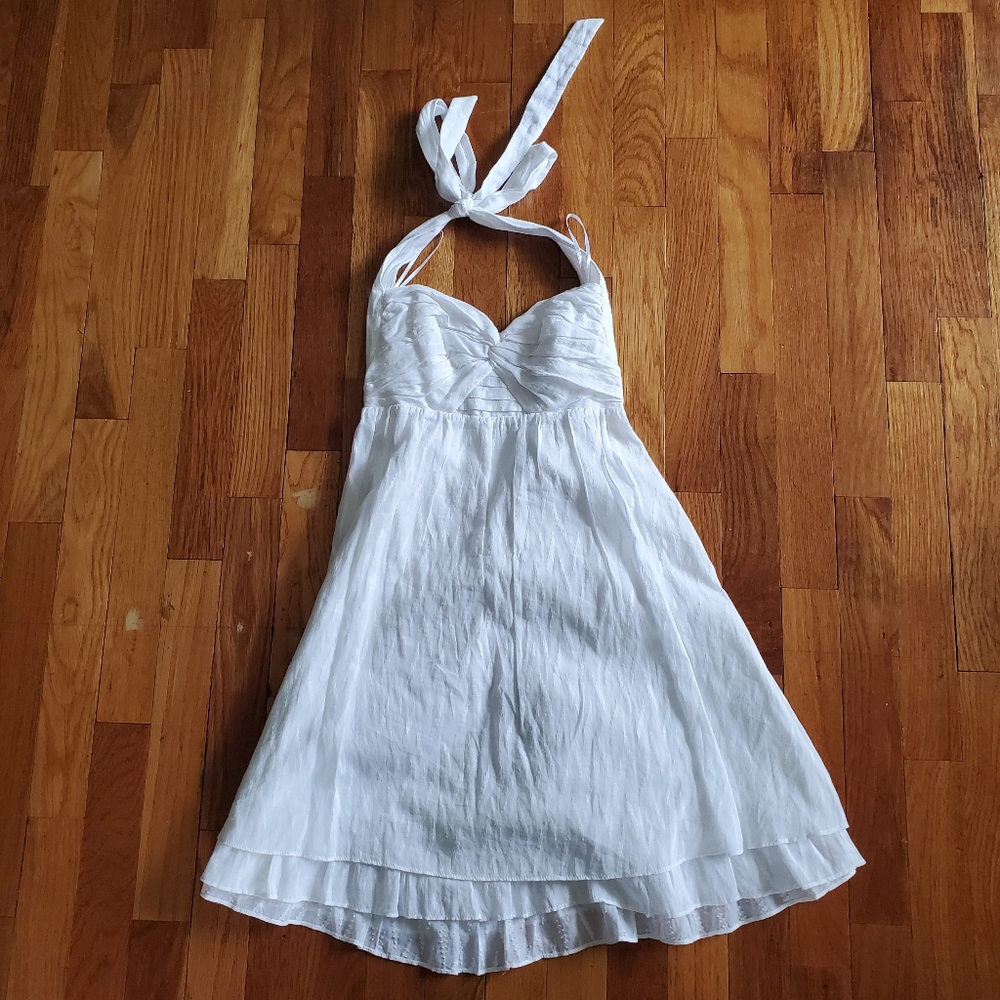 GUESS White Halter Dress